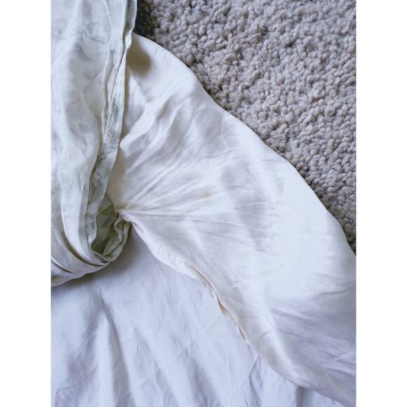 Stella McCartney Silk Mini Skirt Cream Pleated Small Quiet Luxury Old Money Chic - Picture 13 of 15